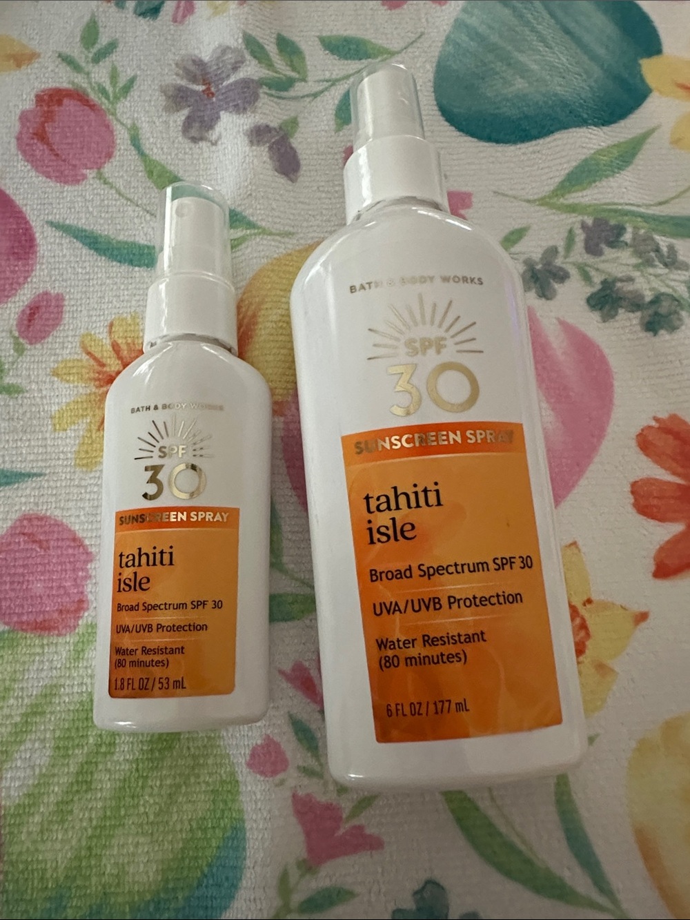 Bath & Body Works Tahiti Isle SPF 30 Sunscreen Spray - Never Been Used
